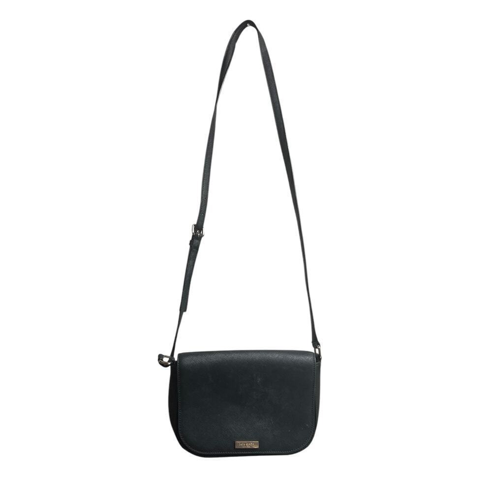 Kate Spade New York Black Crossbody Black Leather Adjustable Strap